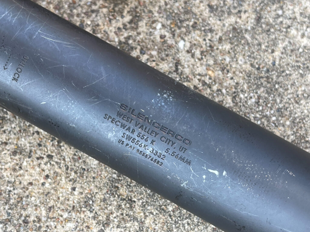 Silencerco specwar 556k suppressor w muzzle device trade in triarc