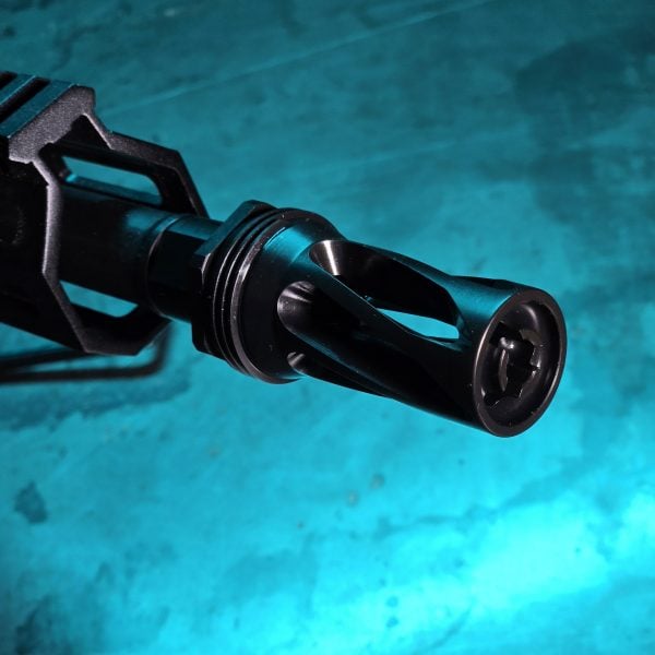 HUXWRX Flash Hider‑QD 5.56 XL 1/2‑28 – 13.7″ “XL” Host / Torque Lock