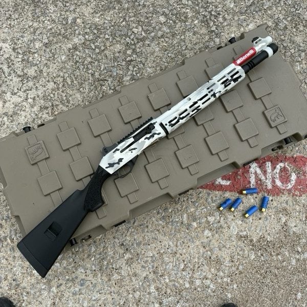 TRIARC Enhanced Benelli M4 - Cerakote WHITE Camo