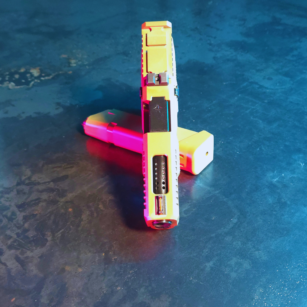 TRIARC Custom Built Glock 19X — Tan / ACRO Cut / Ported TRACK 2.0 / Top Window - Image 3