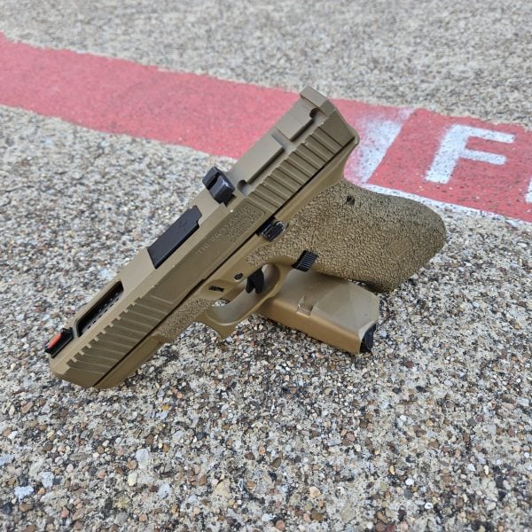 TRIARC Custom Built Glock 19X — Tan / ACRO Cut / Ported TRACK 2.0 / Top Window