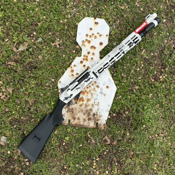 TRIARC Enhanced Benelli M4 - Cerakote WHITE Camo - Image 2