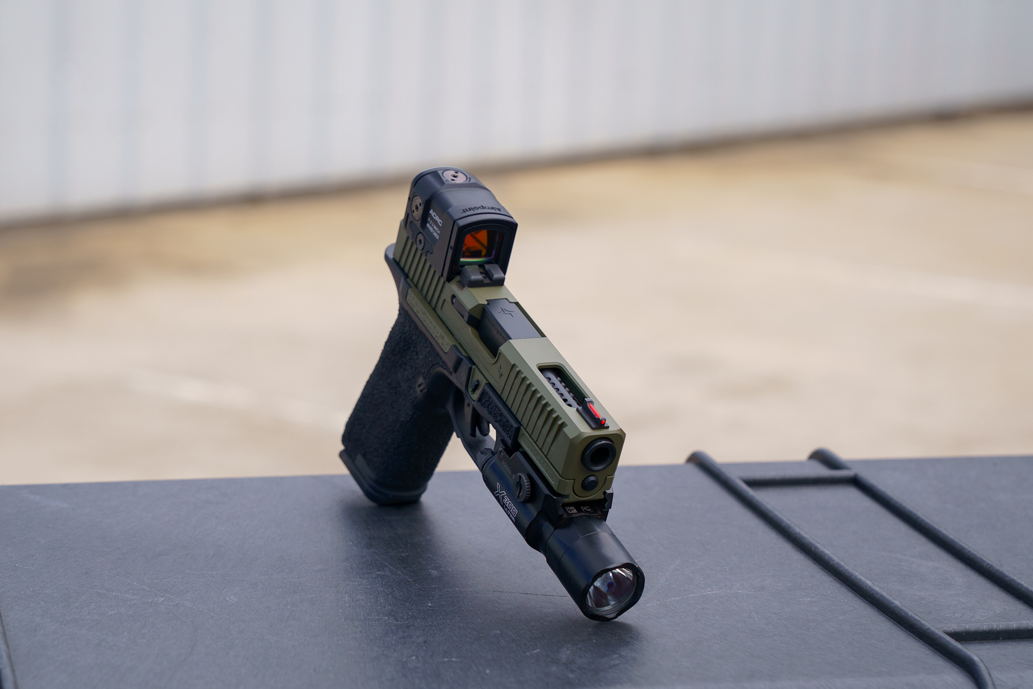 TRIARC Systems Custom OZ9 Platform Pistol with Ported Barrel and Dual Grip Modules - Image 7