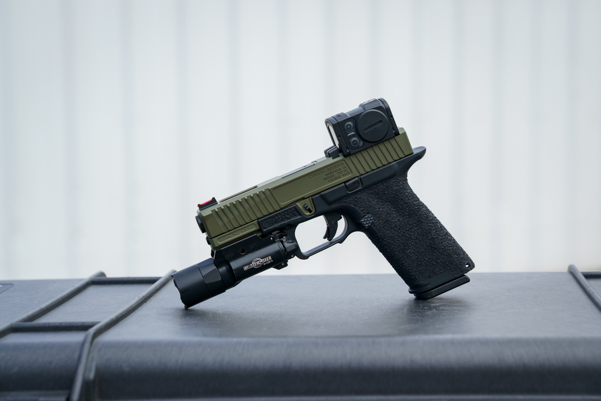 TRIARC Systems Custom OZ9 Platform Pistol with Ported Barrel and Dual Grip Modules - Image 4