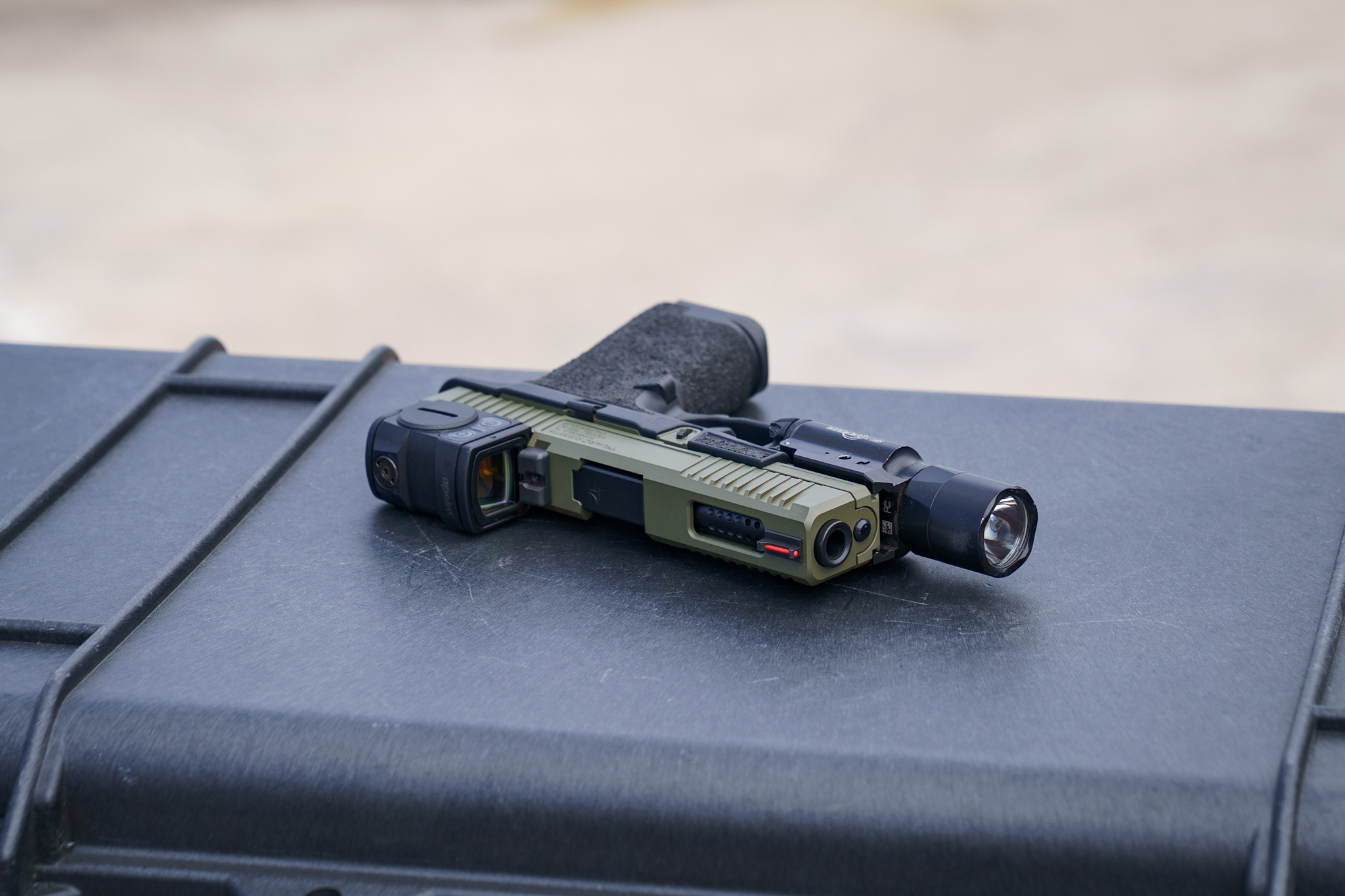 TRIARC Systems Custom OZ9 Platform Pistol with Ported Barrel and Dual Grip Modules - Image 6