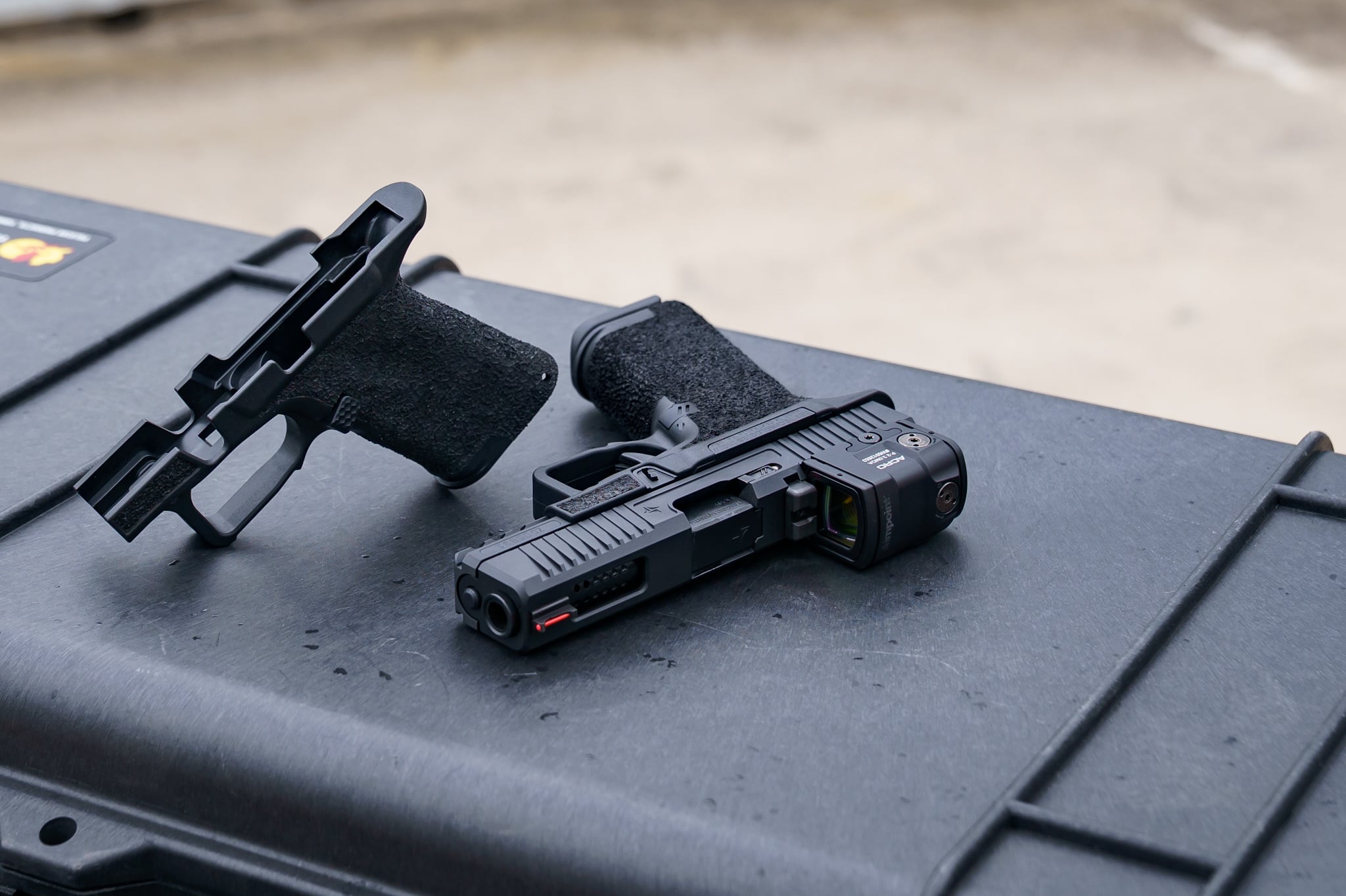TRIARC Systems Custom OZ9 Platform Pistol with Ported Barrel and Dual Grip Modules - Image 3